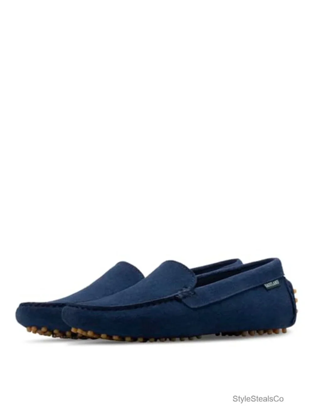 Women's Suede or Leather Loafers - Slip-On Moc Toe Driving Shoes